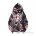 عرق Tye Dye Mens Cotton Pulover Hoodie